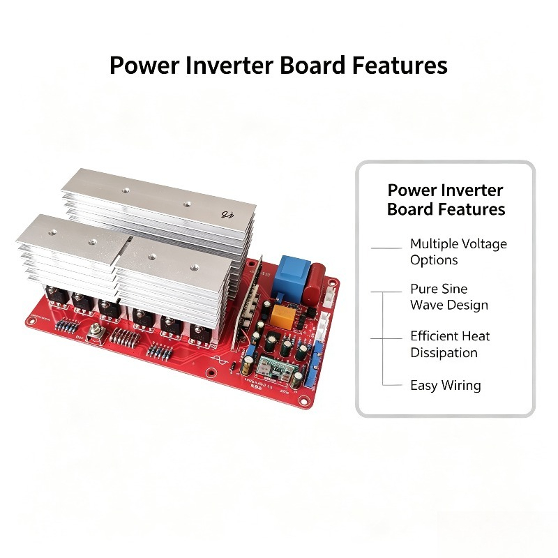 12 Tüplü Saf Sinüs Dalga İnver - Pure Sine Wave Inverter Board 24V 48V incelemesi ve fiyatı