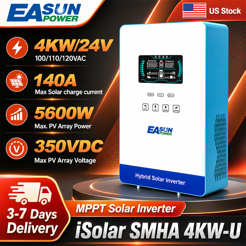 EASUN POWER 4000W 24V Şebeke D - Grid Tie Inverter Limiter 2000W incelemesi ve fiyatı