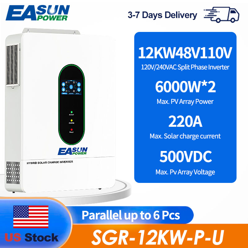 EASUN POWER US 12KW 12000W Böl - Grid Tie Inverter Limiter 2000W incelemesi ve fiyatı