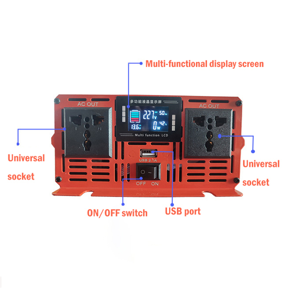 Saf Sinüs Dalgası 3500W 5000W  - Pure Sine Wave Inverter 5000W 48V 220V incelemesi ve fiyatı